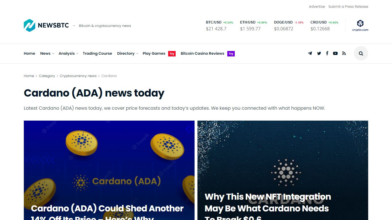 Cardano (ADA) news today - check what happens NOW